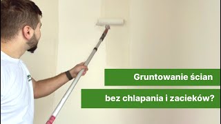 Gruntowanie ścian bez chlapania i zacieków Czy to możliwe  GRUNT ŻELOWY [upl. by Eerhs]