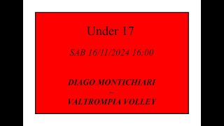 04 GIRONE A DIAGO MONTICHIARI  VALTROMPIA VOLLEY [upl. by Esdnil]