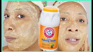 SOFTEN YOUR FACE AND LOOK TEN YEARS YOUNGER USING THIS AMAZING BAKING SODA FACE MASK AMAZING RESULT [upl. by Oneil]