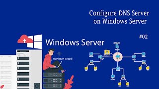 ▶️Configure DNS Server on Windows Server 02 [upl. by Miculek]