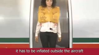 Inflight Safety Instruction of Royal Air Maroc [upl. by Fanning]