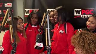 DC DUNBAR HS HOST TOP77 ON WPGC 955 W DJAKADEMIKS [upl. by Anayd]