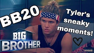 Tyler Crispen 🇺🇸 SNEAKY MOMENTS BB20 [upl. by Saied]