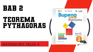 Menggunakan teorema Pythagoras BUPENA MATEMATIKA KELAS 8 AKTIVITAS 22 HALAMAN 25 [upl. by Aikrahs332]