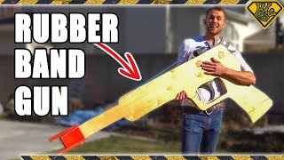 Worlds Largest Working Rubber Band Gun [upl. by Allcot]