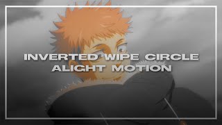 inverted wipe circle  alight motion tutorial [upl. by Virgilio]