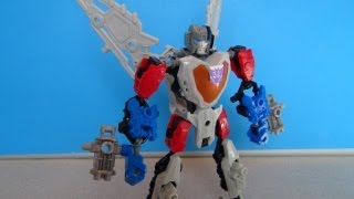 CONSTRUCTBOTS STARSCREAM SCOUT CLASS TRANSFORMERS BUILD REVIEW [upl. by Yreffeg]