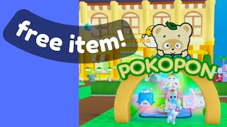 pokopons birthday 🎂 free item tutorial [upl. by Woodring]