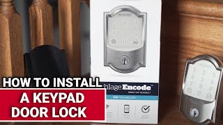 How To Install A Keypad Door Lock  Ace Hardware [upl. by Werdnael]