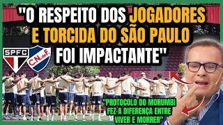 URUGUAIOS EMOCIONADOS COM ATITUDE DA TORCIDA E JOGADORES DO SÃO PAULO NO ACIDENTE DO IZQUIERDO [upl. by Jerrie]