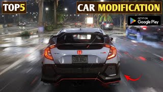 5 Car Driving Games with the Best CustomisationTuning Options on Android  Pakistani cars [upl. by Ardnnaed705]