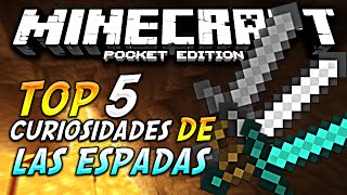 Minecraft PE  5 Curiosidades De LAS ESPADAS En Minecraft Pocket Edition 0150 [upl. by Ethyl]