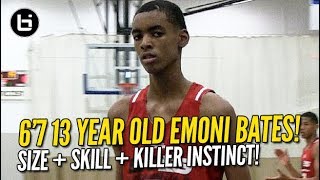 Emoni Bates 67 13 Year Old Has Size Skill Killer Instinct [upl. by Arnold]