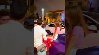 Batman EXIANMOTO supercar prank gold digger c8 automobile reactionvideo shortreactions funny [upl. by Amiaj]