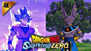 Beerus VS Goku Mastered Ultra Instinct  Dragon Ball Sparking Zero  4K 60FPS [upl. by Woodring]