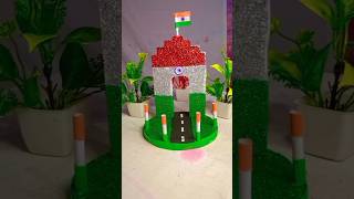 Independence day India gate making 15 August 🇮🇳🇮🇳 Jai Hind ❤️ sorts sorts diy vira india art [upl. by Aylward]