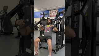 Hammer Strength Seated Chest Press [upl. by Ieppet]