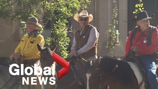 2022 Calgary Stampede Parade returns in fullforce  FULL [upl. by Novert495]