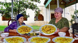 Azerbaijani Khinkali Recipe  It rained [upl. by Elades]