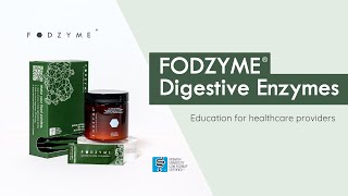 FODZYME Digestive Enzymes Education for Healthcare Providers [upl. by Ahtnamys]