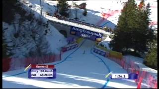 Downhill of Andrej Sporn in Wengen 2011 [upl. by Akerley]