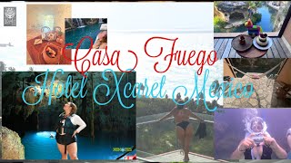 HOTEL XCARET MEXICO VLOG XENSES XPLOR XCARET XENOTES CASA FUEGO [upl. by Lianna]