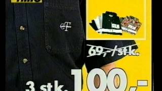 Reklameblokk på Tv2 1998 Byggmakker Fanta Tusenfyr mm [upl. by Azarcon]