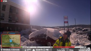 Digging Out Cars amp Trucks After Snowstorm  Live Stream Archive [upl. by Idnil]