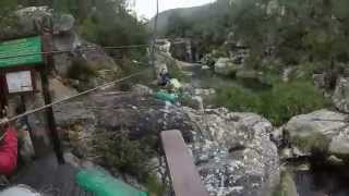 Zipline Tsitsikamma Falls Adventure [upl. by Kealey]