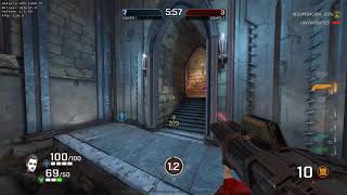 Playing Quake Champions on Steam for Linux Proton 377 02october2018 [upl. by Fuller]