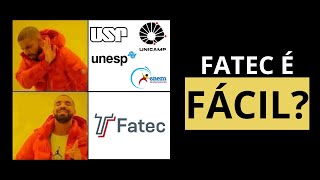 A prova da FATEC é fácil  Como passar na FATEC [upl. by Nosdivad]