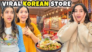 Most Viral Korean Noodle Store of Pakistan😍🍜  Kpop Band say Milay 😭🥳 Sistrology [upl. by Prichard302]