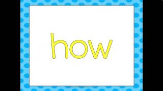 Sight Word Skill Resource [upl. by Siskind]