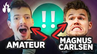 Blitzstream vs Magnus Carlsen 😱🤯😅 [upl. by Muir686]