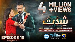 Shiddat Episode 18 Eng Sub Muneeb Butt  Anmol Baloch  Digitally Presented by PEL  8th Apr 2024 [upl. by Harlin]