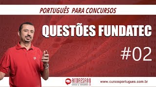 Português Para Concursos  Questões FUNDATEC 2 [upl. by Nylrad539]