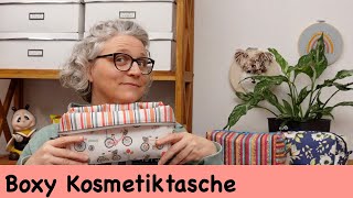 Boxy Kosmetiktasche  neue Nähsets [upl. by Schram]