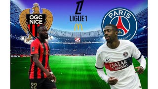 NICE x PSG  LIGUE 1 McDONALDs 2425 [upl. by Noled]