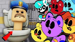 Smiling Critters ESCAPE SKIBIDI TOILET BARRYS PRISON RUN in Roblox [upl. by Sharos781]