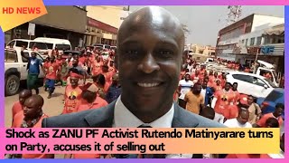 Shock as ZANU PF Activist Rutendo Matinyarare turns on Party accuses it of selling out [upl. by Tuesday]