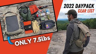 Ultralight Daypack Gear Setup  HIKINGSURVIVALBUSHCRAFT [upl. by Eiluj]