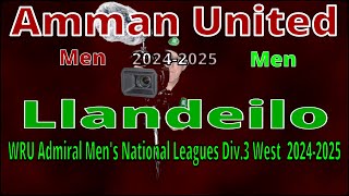 Amman United RFC v Llandeilo RFC 2024 2025 [upl. by Xirdnek]