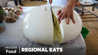 How 20 Cheeses Are Made Around The World  Regional Eats  Insider Food Marathon [upl. by Anavi]