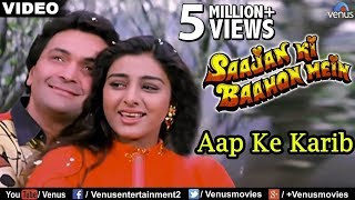 Aap Ke Karib Full Video Song  Saajan Ki Baahon Mein  Rishi Kapoor Tabbu  Romantic Song [upl. by Delora]