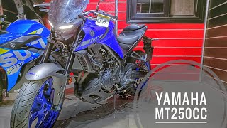 ياماها ٢٥٠ سي سي  ٢ سلندر  yamah mt250 twin cylinders [upl. by Lust]