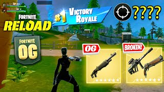 OG Fortnite Reload  High Kill Gameplay  Keyboard amp Mouse [upl. by Odranar]