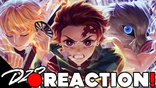 DEMON SLAYER RAP CYPHER  quotTRIFECTAquot  DizzyEight x Geno Five x Mix Williams Official AMV REACTION [upl. by Jonette66]