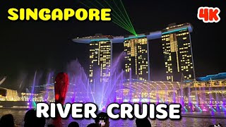 A Magical Singapore River Cruise  Enjoy the Breathtaking Night Views from Clarke Quay to Marina Bay [upl. by Burnett]