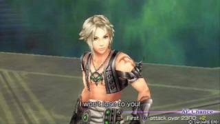 Dissidia 012 duodecim Final Fantasy  Adhoc Battle  Vaan vs Tifa [upl. by Anoynek]