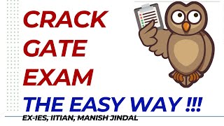 Crack GATE Without Any EffortThe Easy Way By ExIES IITian Manish Jindal gatemechanical gateme [upl. by Sirovaj]